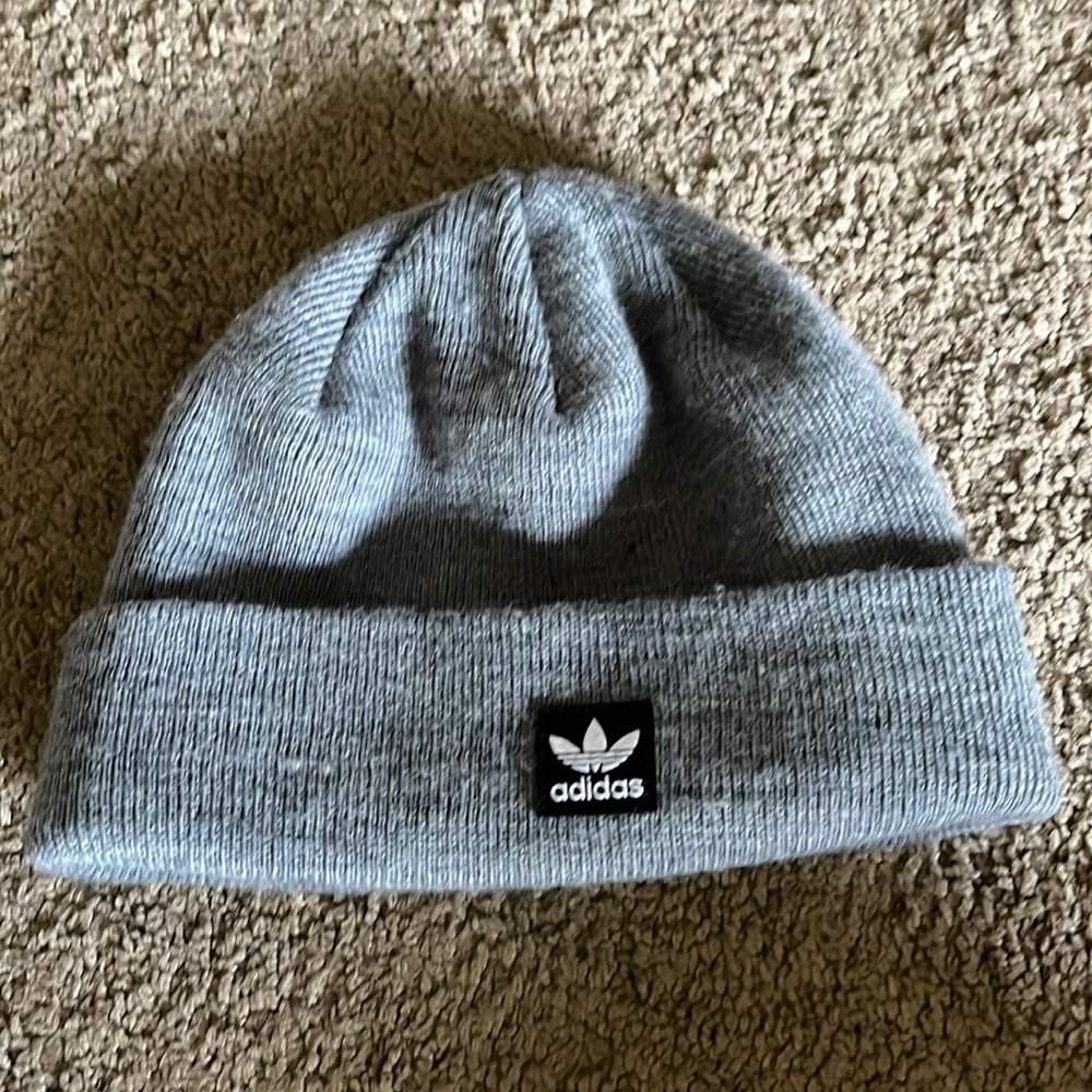 Grey beanie by Adidas